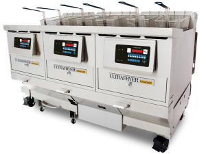 P20-18 Three Vat Commercial Gas Fryer with UltraClear Filtration