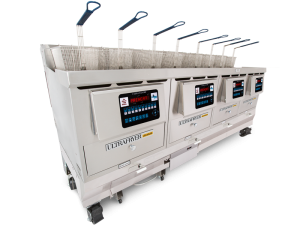 P20-18 Four Vat Gas Fryer with UltraClear Filtration