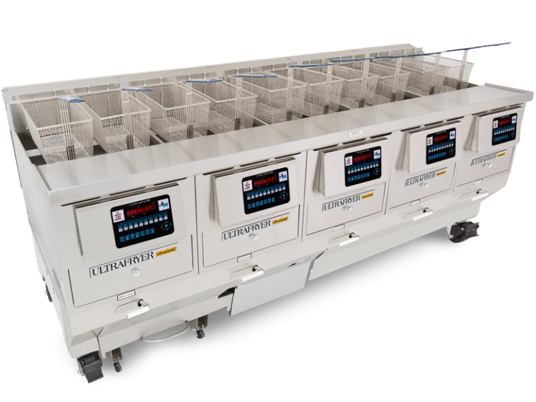 P2020 Five Vat Commercial Gas Fryer with UltraClear Filtration The